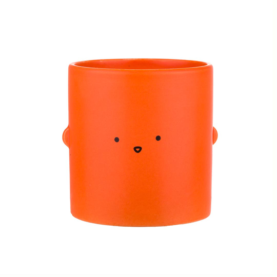 Orange Open Mouth Toki Plant Pot
