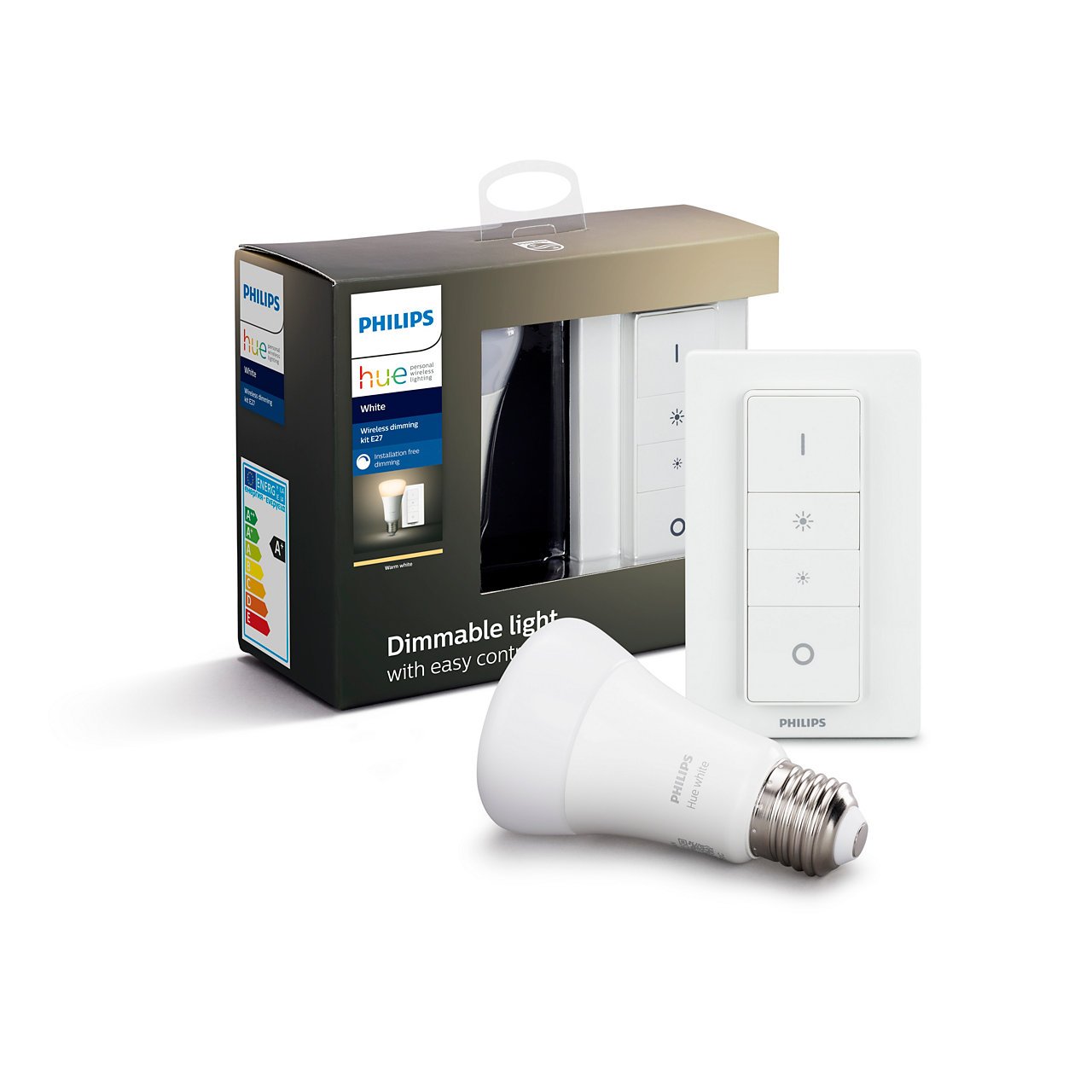 Philips Hue - E27 Wireless & Dimming Kit - White - Bluetooth