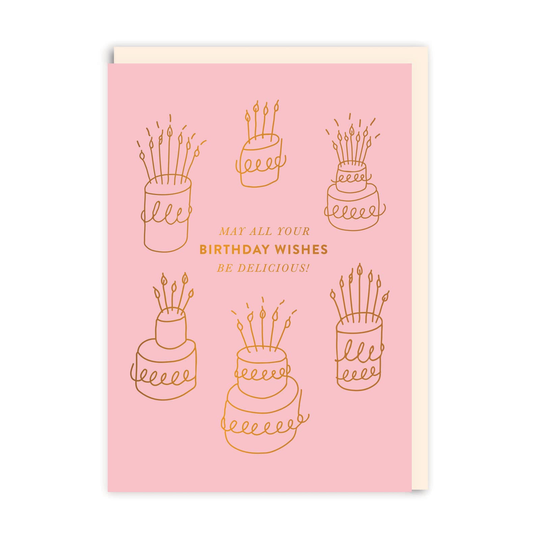 Delicious Birthday Wishes Greeting Card