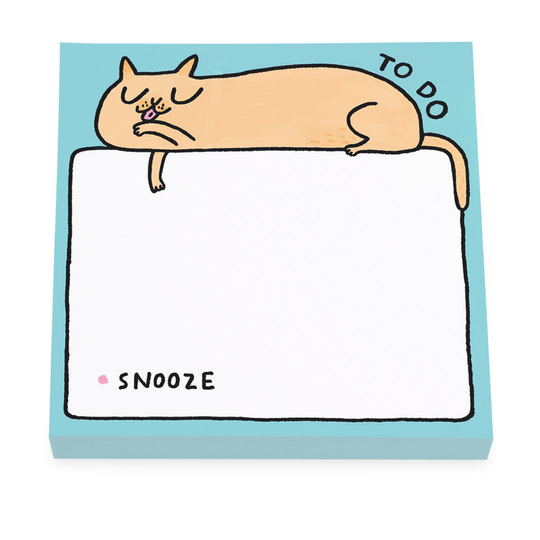 To Do Snooze Cat Sticky Notes