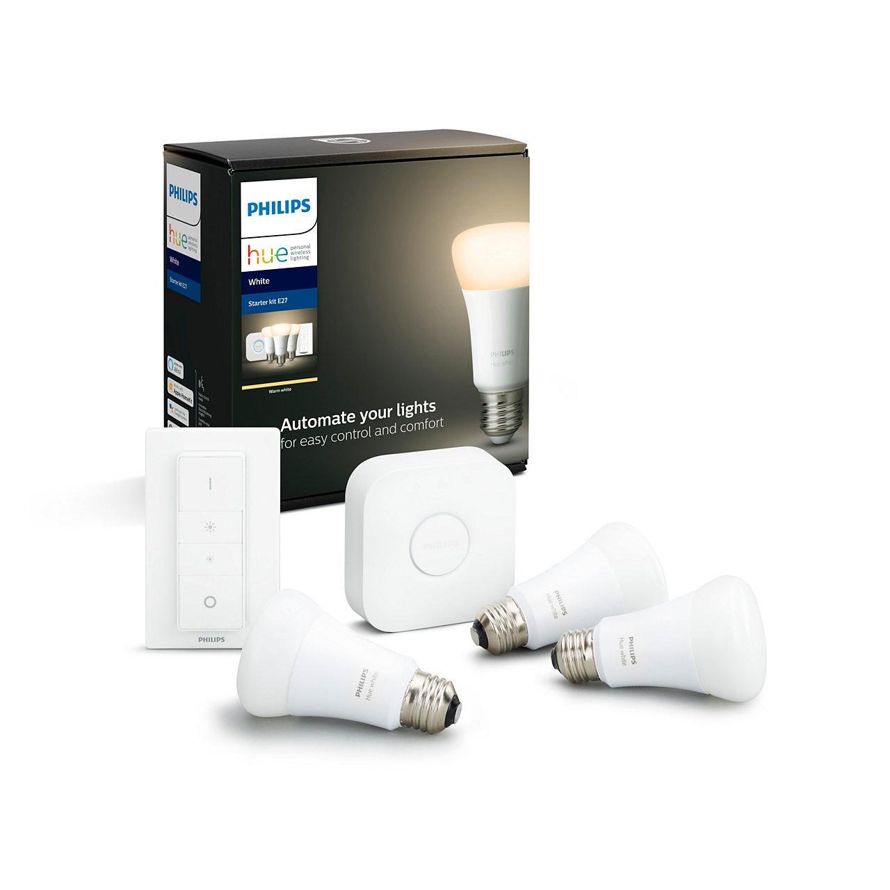 Philips Hue - 3XE27 Starter Kit - White - Bluetooth