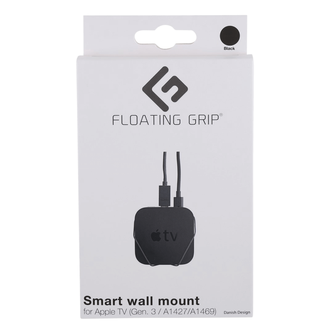 Floating Grip Apple TB Gen. 3 Wall Mount Black