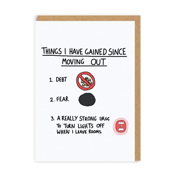 Moving Out Greeting Card