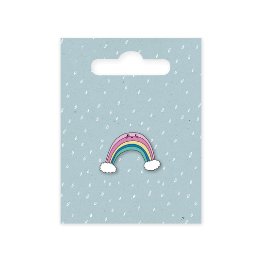 Rainbow Enamel Pin Badge