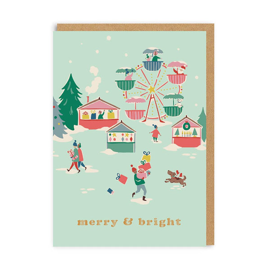 Merry & Bright Christmas Card