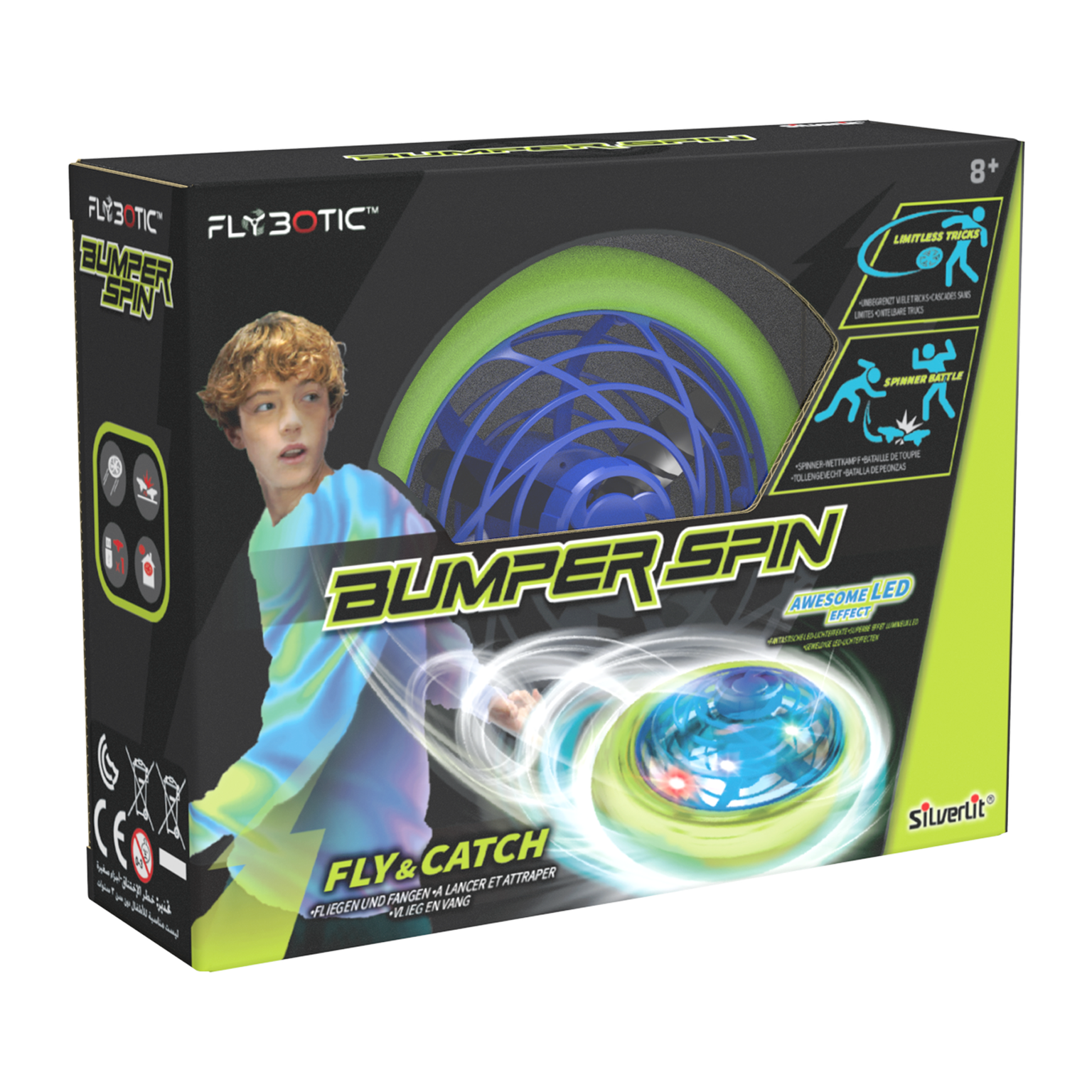 Silverlit - Flybotic - Bumper Spin w/LED Asst. (84794)