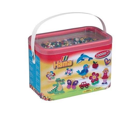 Hama Beads - Midi - 10.000 Beads in Bucket - Mix 66 (202-66)