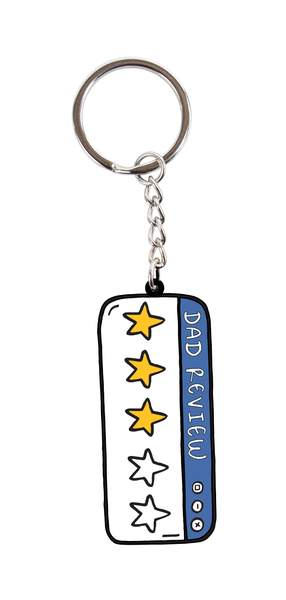 Dad Review Keyring