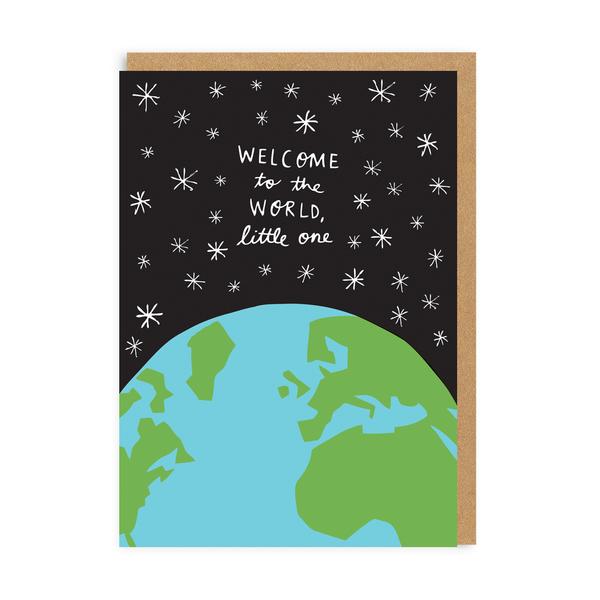 Welcome To The World New Baby Greeting Card