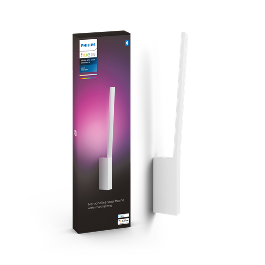Philips Hue - Liane Wall Light Black - White & Color Ambiance - White