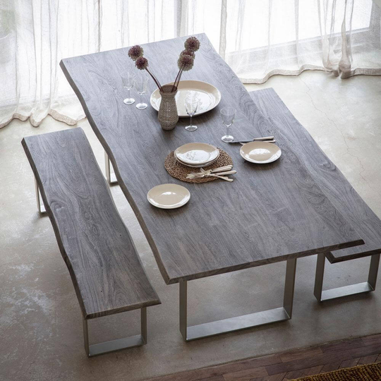 Ash Grain Dining Bench