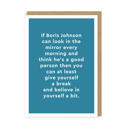 Boris Johnson Greeting Card