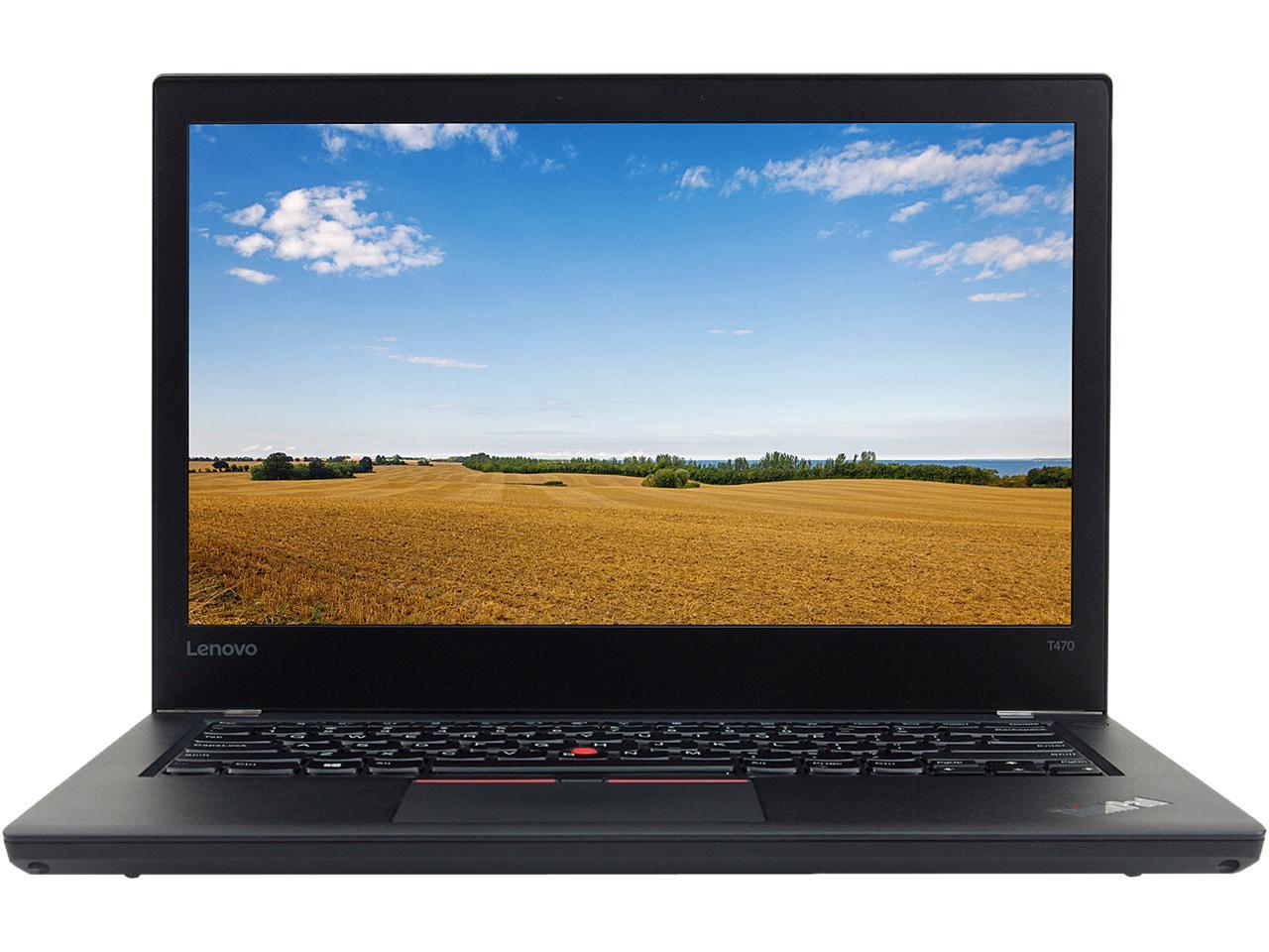 Refurbished Lenovo T470 Laptop i5-6300U 2.4Ghz 8GB 256GB SSD US Keyboard