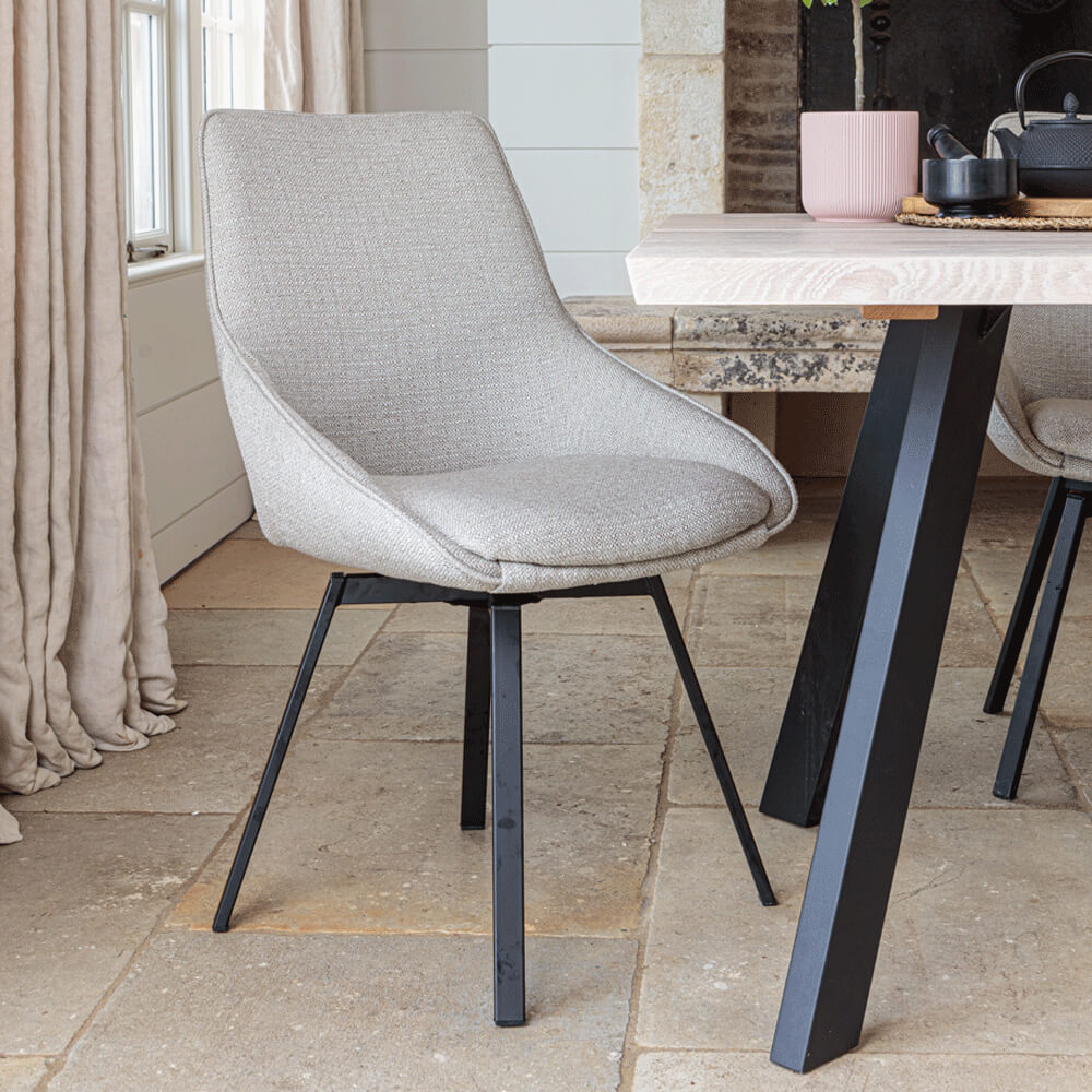 Gaudi Dining Chair – Light Grey (2 pk)