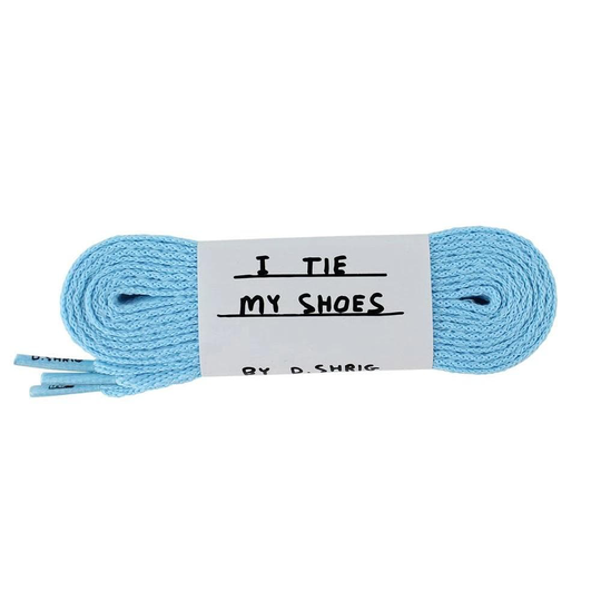 David Shrigley Shoelaces, blue