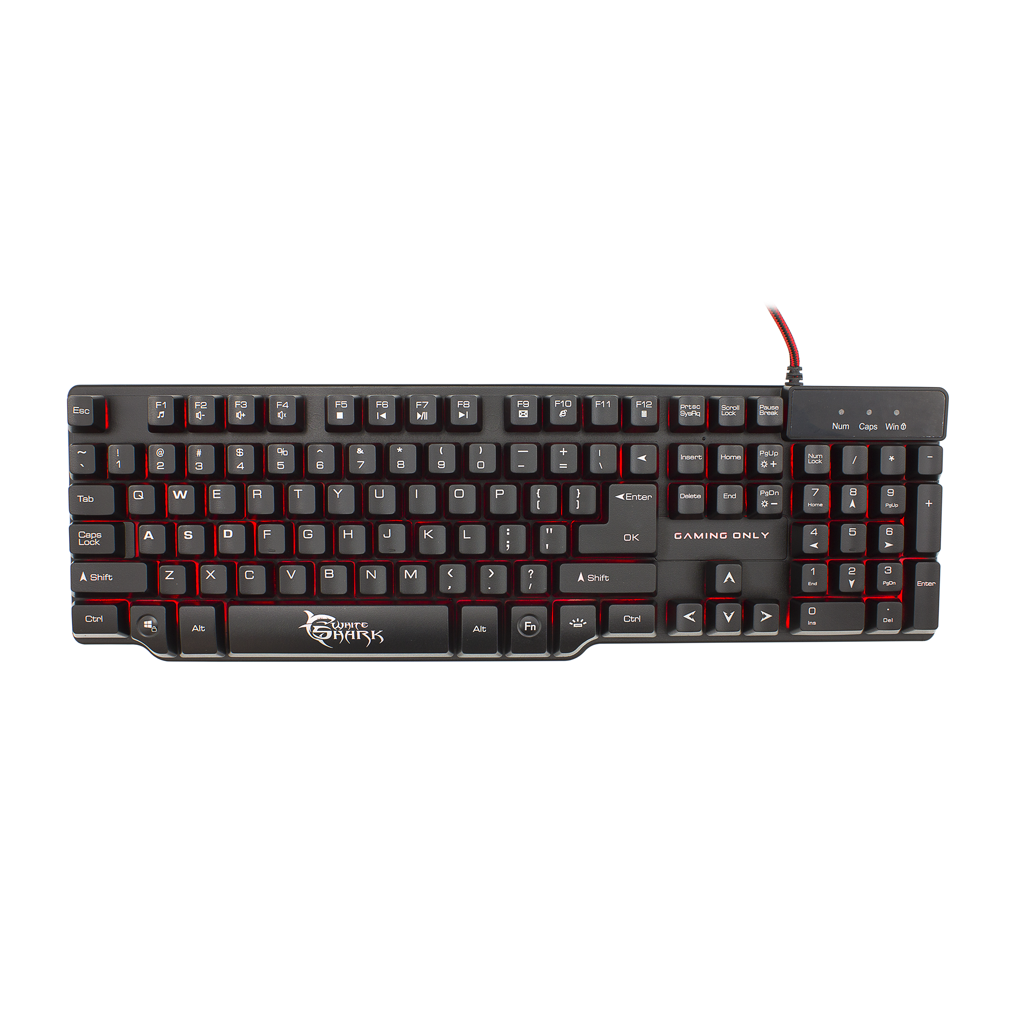 White Shark - Samurai Gaming Keyboard