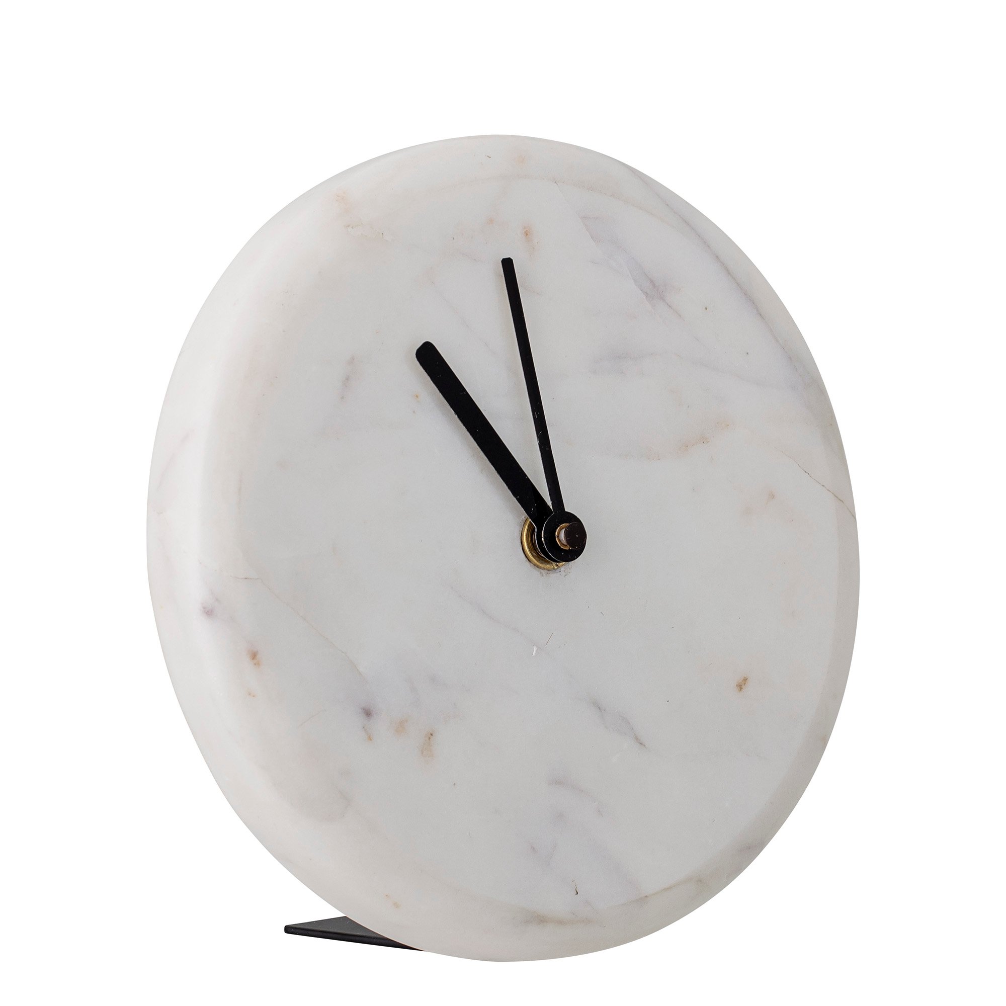 Bloomingville - Marble Table Clock Ø 16 cm - White (82049060)