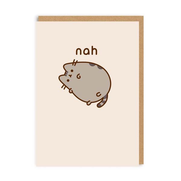 Pusheen Nah Greeting Card