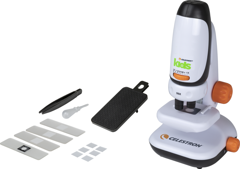 Celestron - Kids Microscope with Phone Adapter