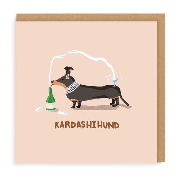 Kardashihund Square Greeting Card