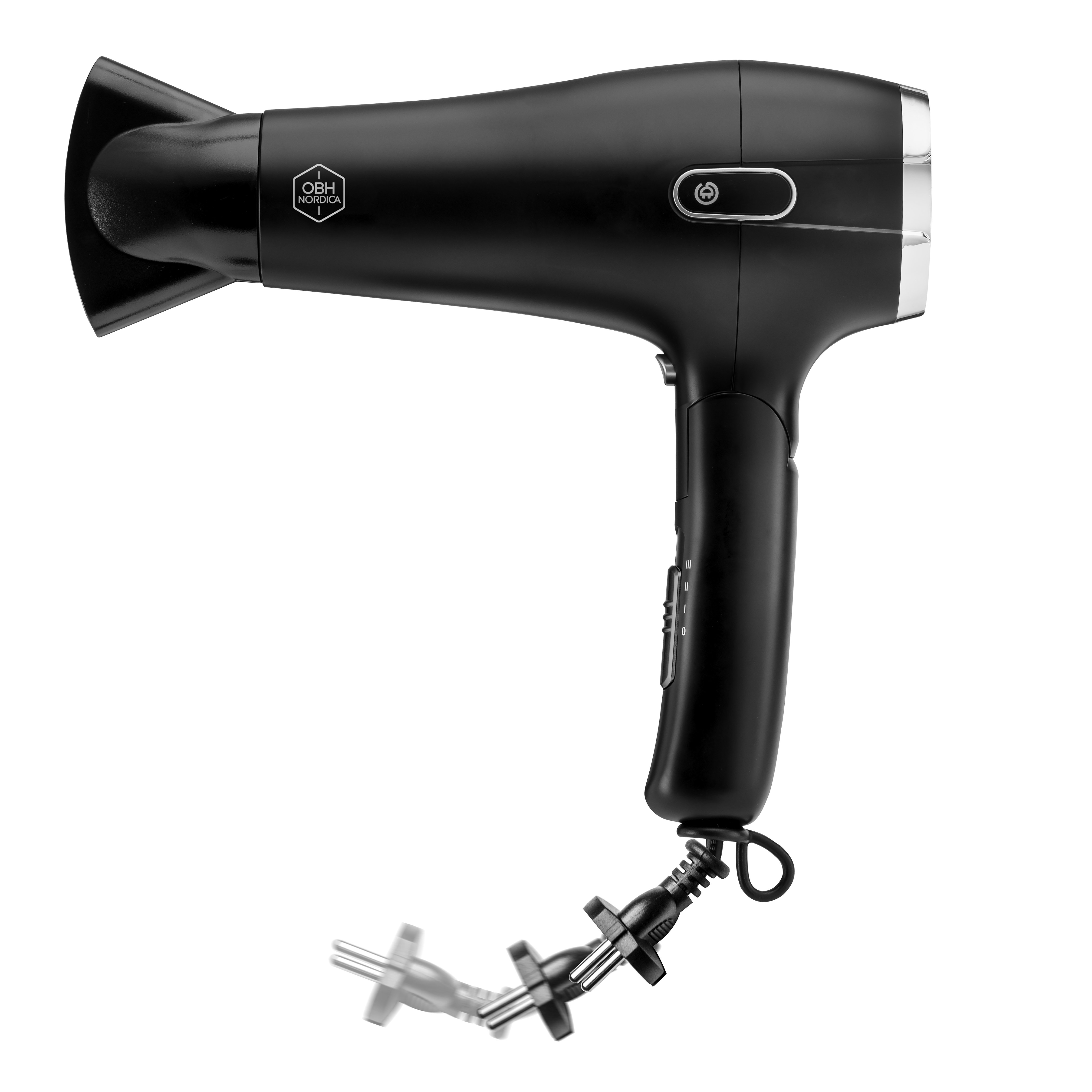 OBH Nordica - Fold & Rewind Hair Dryer - Black (5164)