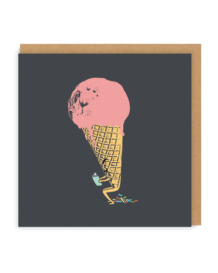 Sprinkle Poops Square Greeting Card