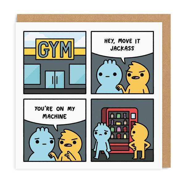 My Machine Square Greeting Card