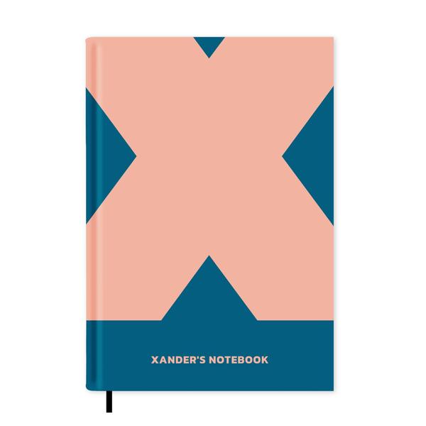 X is For Notebook A5 - Personalised