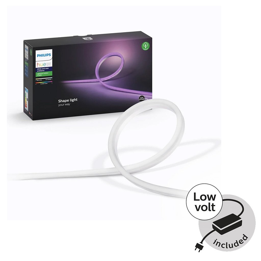 Philips Hue - Lightstrip Outdoor 5m - White & Color Ambiance