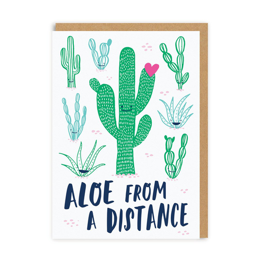 Aloe From A Distance Greeting Card