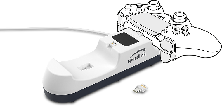 Speedlink - Jazz Wireless Twin Charger USB For PS5 Controller