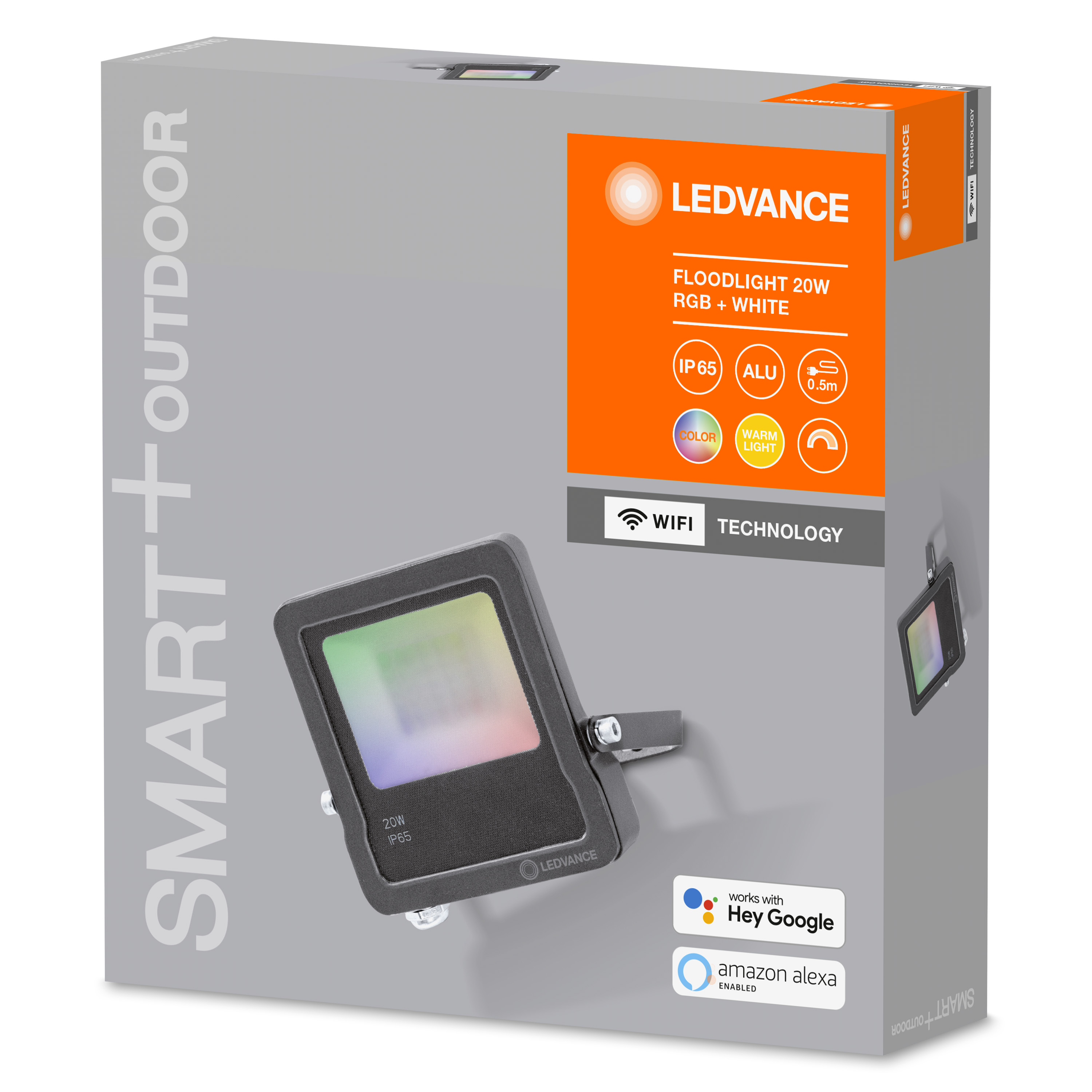 Ledvance - Smart+ Outdoor Flood RGBW Multiple Color - 20w