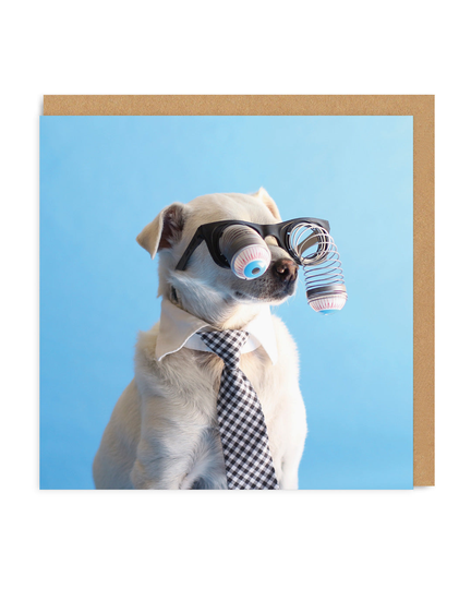 Googly Eyes Dog Greeting Card
