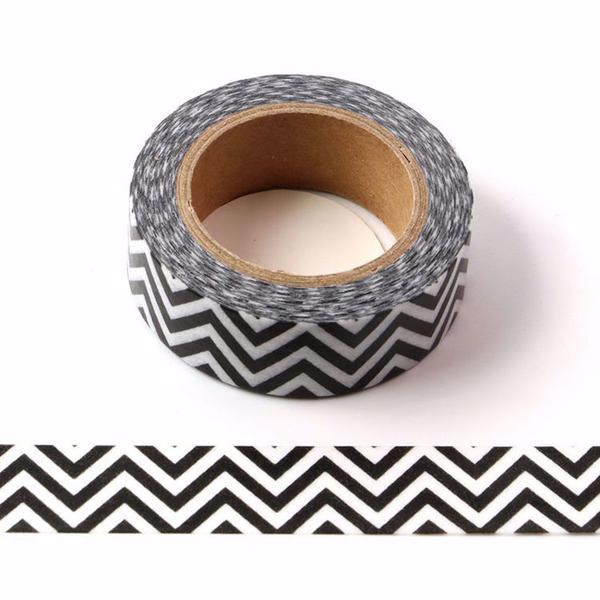 Monochrome Chevron Washi Tape