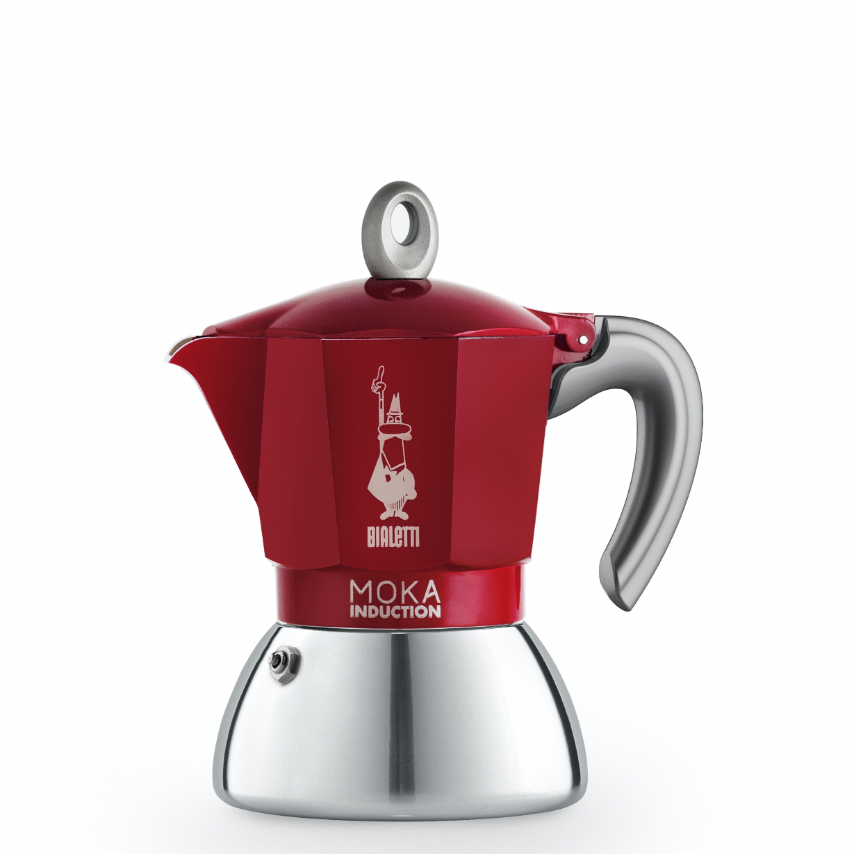 Bialetti - Moka Induction Edition 2.0 - 4 Cups - Red (6944)