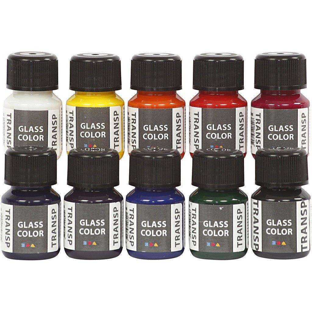 Glass Color - Transparent 10 x 35 ml (31680)