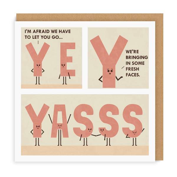 YASSS Square Greeting Card