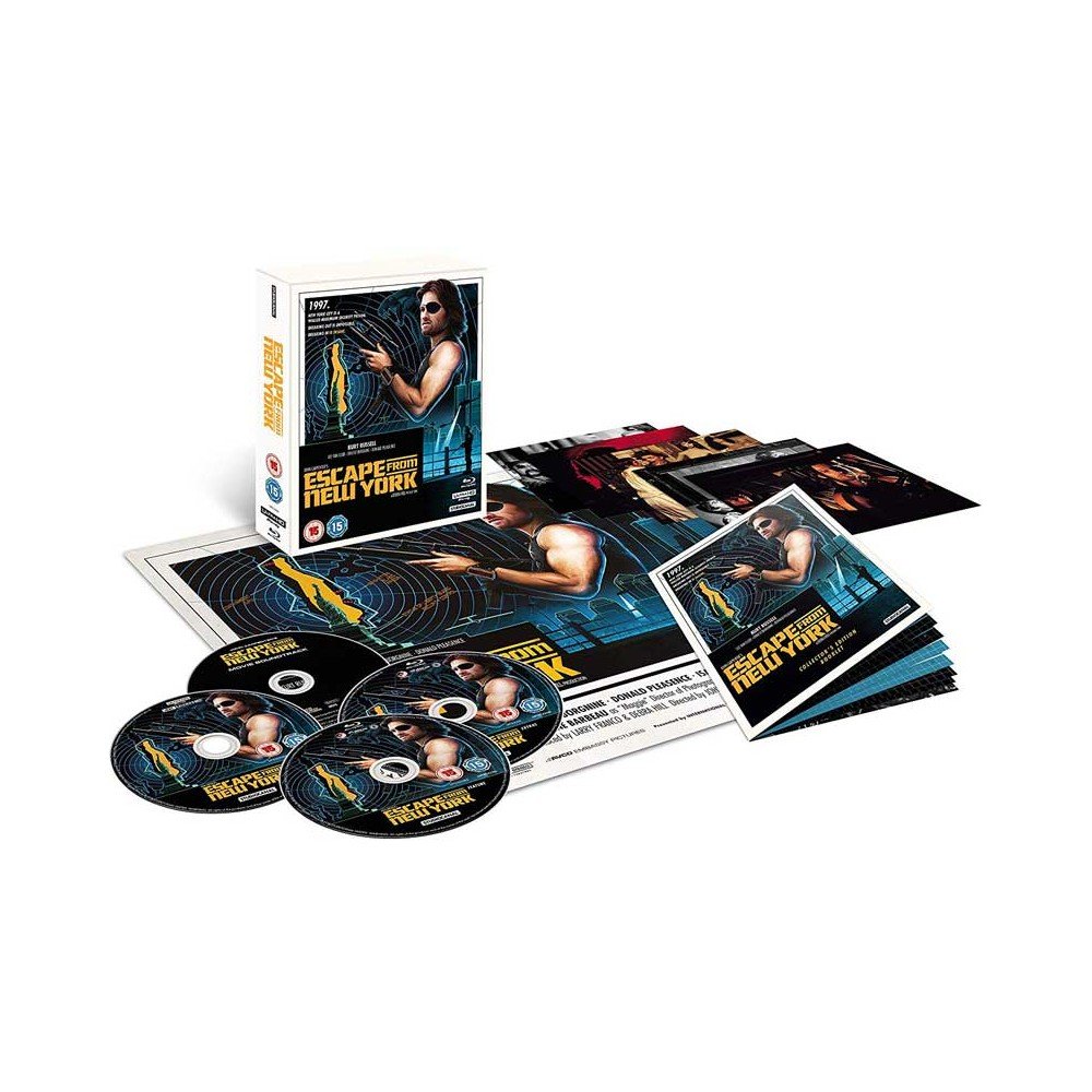 Escape from New York - 4K Ultra HD Blu-ray + Blu-ray (4-disc) - UK Import