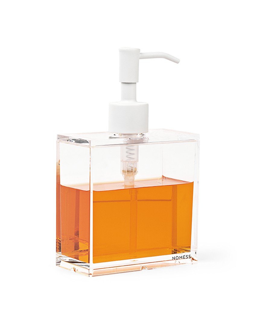 Nomess Copenhagen - Clear Soap Dispenser Small - White (12046)