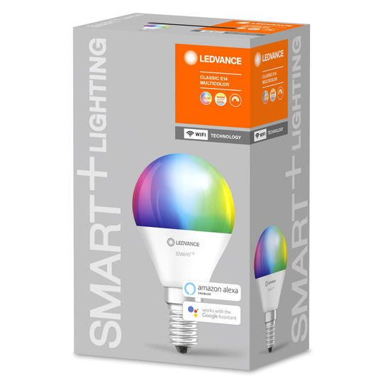 LEDVANCE - SMART+ mini-ball 40W/RGBW frosted E14 - WiFi