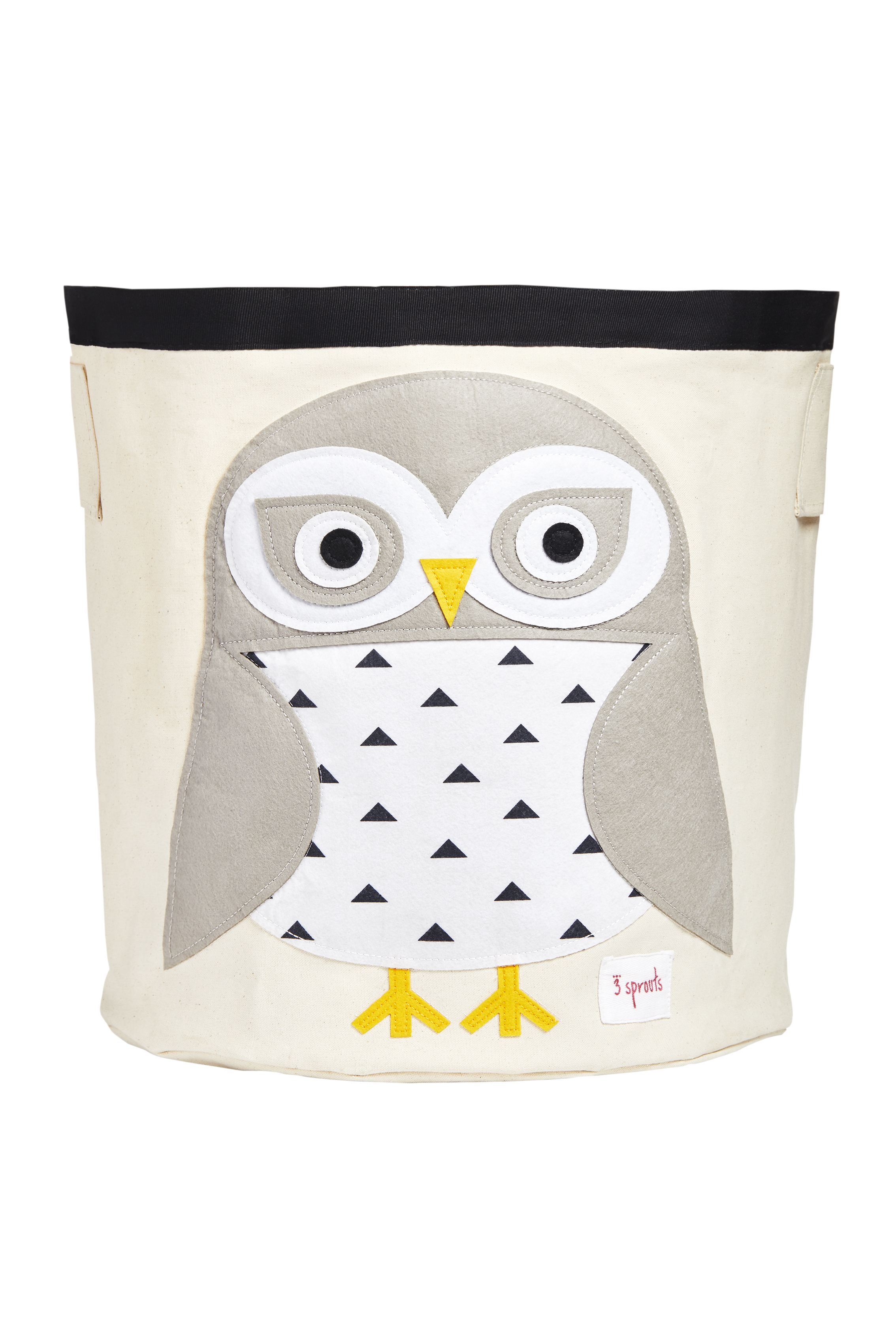 3 Sprouts - Storage Bin - White Snowy Owl