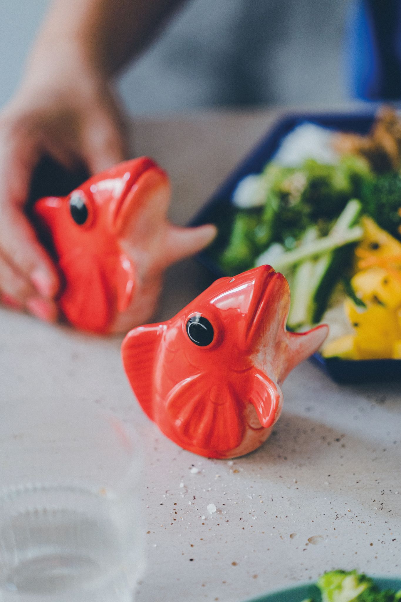 Salt & pepper Dispenser - Fishes for Dishes (210730)