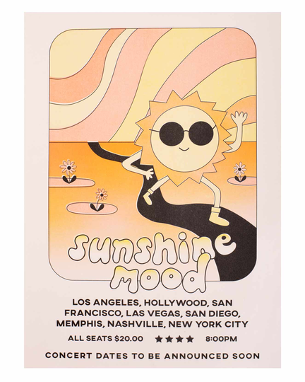 Sunshine Mood Riso Print A3