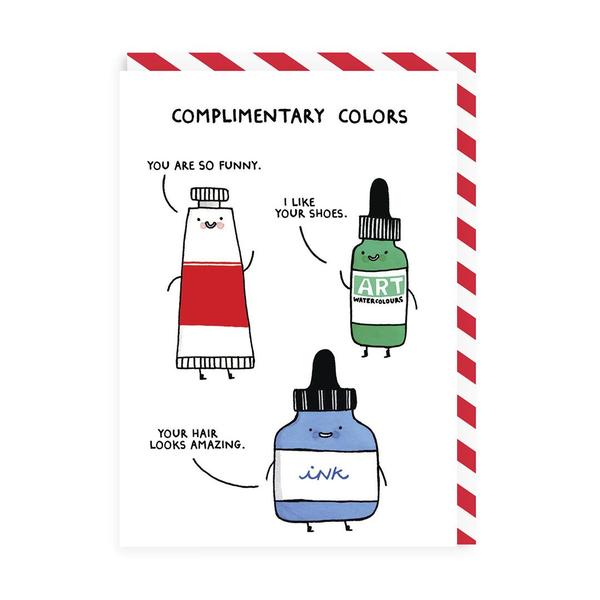 Complimentary Colours Greeting Card