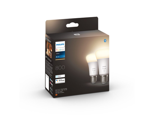 Philips Hue - E27 2-Pack - Warm White - Bluetooth