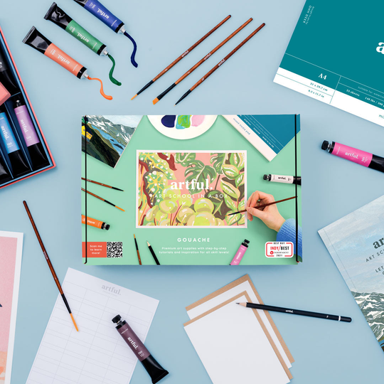 Artful: Let's Learn Gouache Starter Box