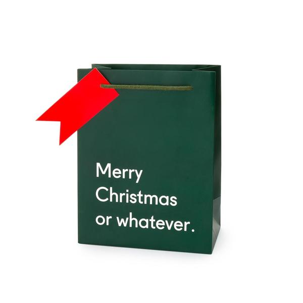 Merry Whatever Medium Christmas Giftbag