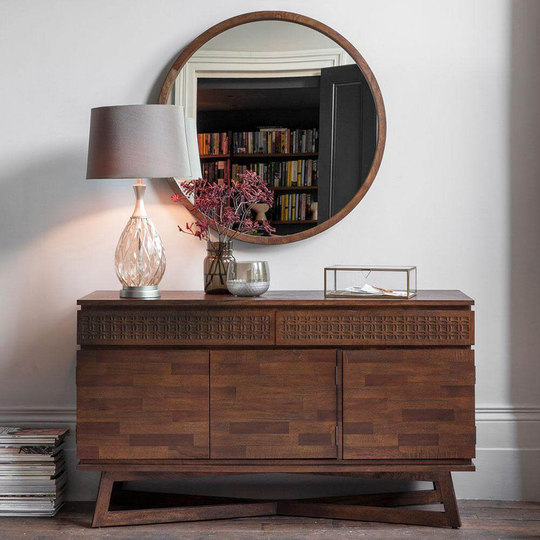The Chic Brown 3 Door / 2 Drawer Sideboard