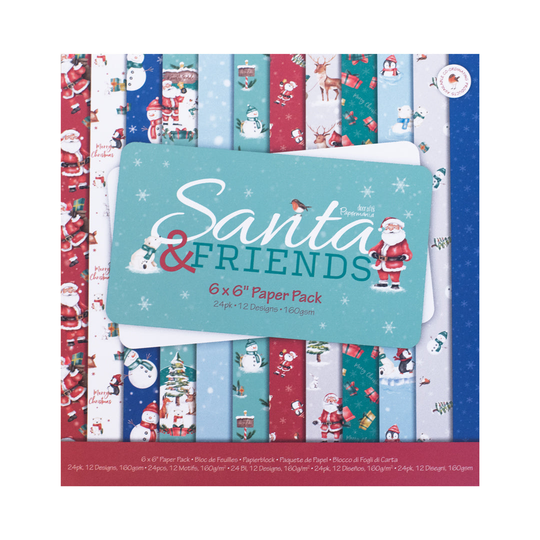 Santa & Friends 6x6 Paper Pack