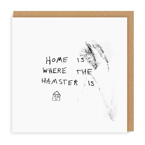 Hamster Square Greeting Card